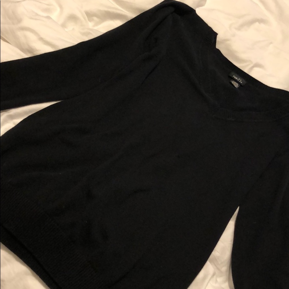 Black sweater